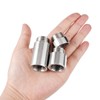Pack of 6 Tap Extension 1/2 Inch, Stainless Steel Shower