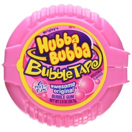 Hubba Bubba Bubble Gum Tape, Awesome Original, 2-Ounce Tapes (Pack of 12)