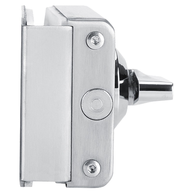 Stainless Steel 10~12mm Glass Door Lock Rotary Knob Open/Close Home