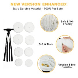 Tierglück Upgraded Snuffle Lamb Toy Ball with Squeak, Treat Dispensing Puzzle Toy for Dogs - Slow Feeder and Fun Toys to Keep Bored Dogs Busy