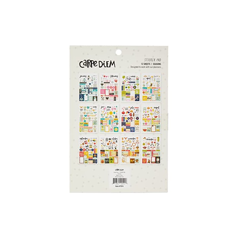 Simple Stories Carpe Diem by Simple Stories Seasons Sticker Tablet