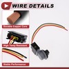 A ABSOPRO 1 Set Turn Signal Light Socket Wiring for