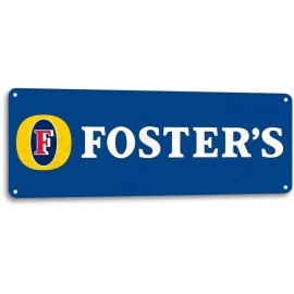 Fosters Beer Logo Australian Retro Bar Pub Man Cave Wall Decor Large Metal Sign