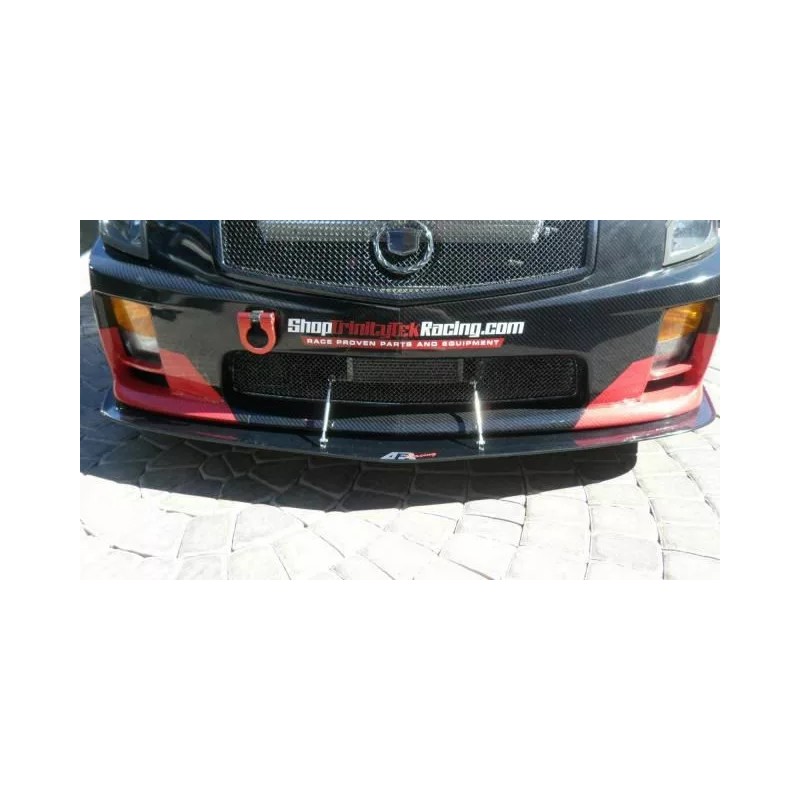 Sdeelcase Red 8-11" extension Rod Bumper Lip Diffuser splitter for