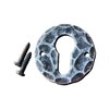 UHRIG 2 x Round Rosette for PZ Lock, Wrought Iron
