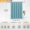 BTTN Extra Long Shower Curtain - 72x84 Inch Long Boho