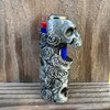Rose Skull Skeleton Metal Lighter Case Cover Holder fits BIC