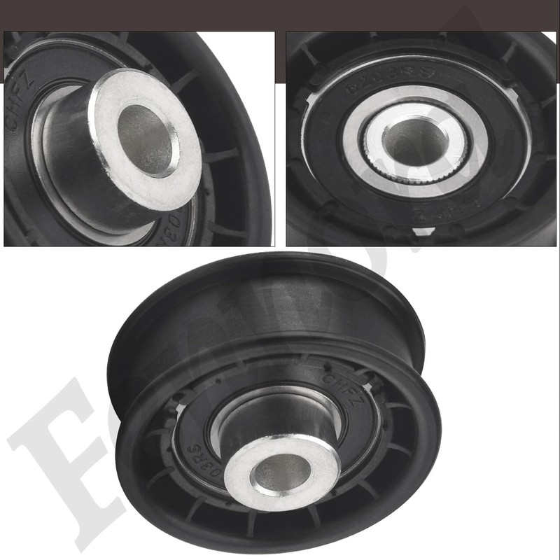 604491 Flat Idler Pulley (3/8" x 2") Compatible with Hustler