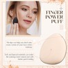 Gerrii 72 Pcs Finger Powder Puff Mini Makeup Sponge Soft