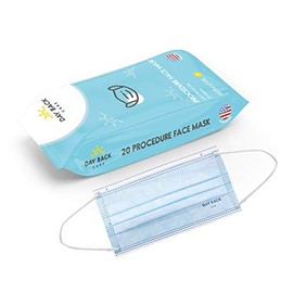 DAY BACK CARE 3-Ply Mask, Blue, Pack of 20