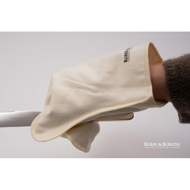 Robbe & Berking Silver Care Series Cleaning Glove for Silver-Plated