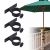 VANROUG Deck Patio Umbrella Holder,Patio Umbrella Stand Umbrella Clamp Mount