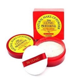 3W Clinic Natural Make-up Powder 21.Light Beige 1.05Oz Crystal Creator Bright Professional