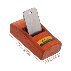 TEHAUX 1pc Wood Planer Blades Mini Hand Planer Ergonomic Design Tool for Rough Semi-finishing Fine Planing