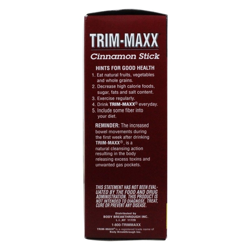 Trim-Maxx Cinnamon Tea 60B 60 Bags