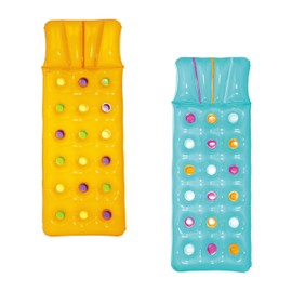 Bestway Colour Lounge Air Mattress, 188 x 71 cm, Colourful