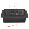 Table Pop up Power Strip Box Desktop Pop Up Outlet