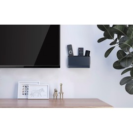 my wall Accessory Holder for Small Parts - HZ7L, Versatile Storage for Remote Controls, Mobile Phones, Pens, Dark Blue, Holds up to 2 kg, Storage Box, Accessory Holder, Organiser, Storage