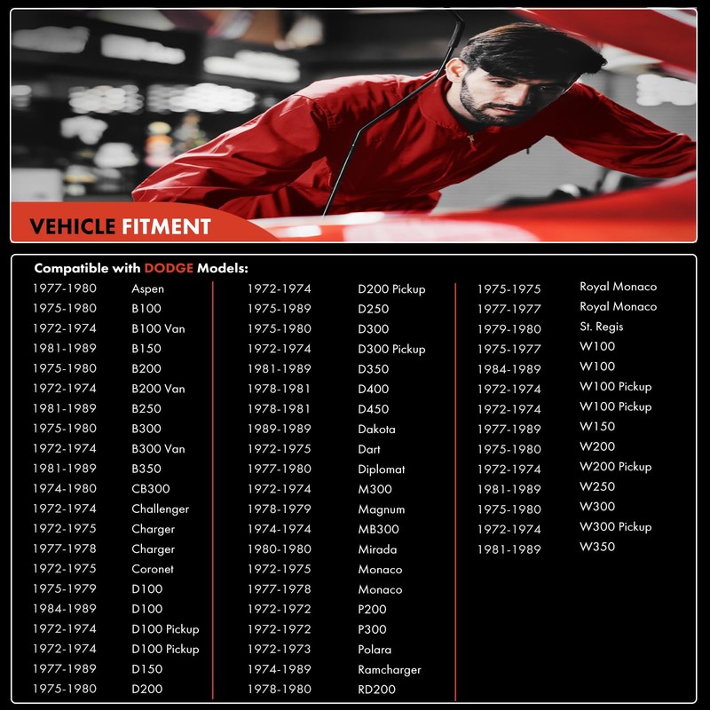 A-Premium Ignition Distributor with Cap and Rotor Compatible with Chrysler