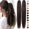 Rich Choices Claw Clip Ponytail Extension Real Human Hair Clip