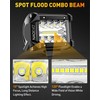 NAOEVO 4 Inch LED Pod Lights, 240W 24,000LM LED Fog/Driving/Off