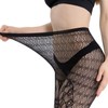 HONENNA Patterned Fishnets Tights Black Pantyhose Stockings for Women, 2