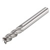 uxcell 1/4" x 1/4" 4 Flute Straight Shank HSS Spiral