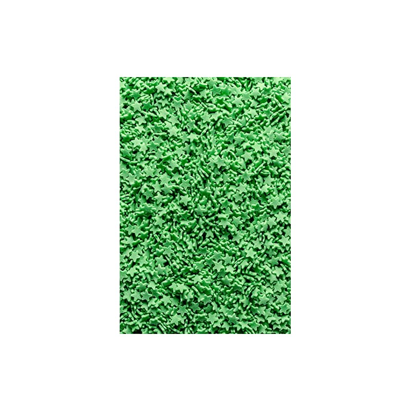 SPRINKLY - Matt Stars - Green - 25g