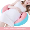 Pregnant Women Sleep U Shape Pillow Cotton Waist Belly Support