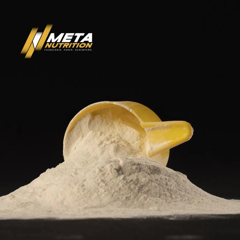 Suplemento Polvo Meta Nutrition Full Protein Proteína Sabor Fresa Crema