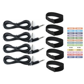 Silverline 4 Cable Connection Kit for eDRUMin 4 MIDI Drum Trigger Interface