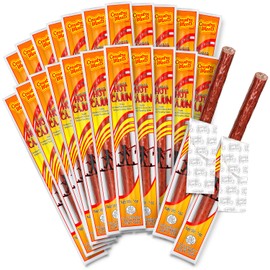 Country Meats, Meat Sticks, 0 Trans Fat, USDA Certified, Good Source of Protein, Carb Conscious Snack (24 Meat Sticks, Hot Cajun)
