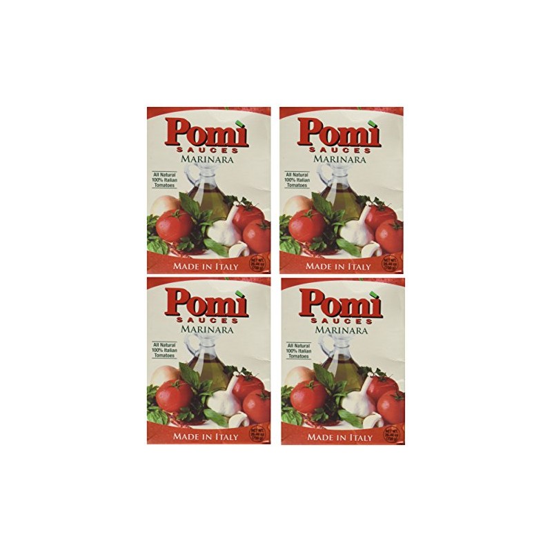 Pomi USA Inc Sauce, Marinara, 26.46 Ounce (Pack of 4)