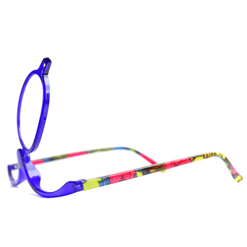 Make-Up Glasses with Flip-Up Lens, Fashionable Make-Up Aid with Glasses