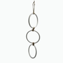 Snake Enrichment Rings for Ball Python Playground Climbing Toys for Corn Snake Enrichment Toys Snake Climbing Accessories White