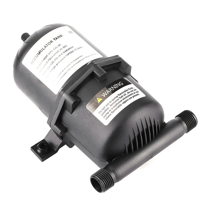 Accumulator Pressure Tank Water Pump Flow Control 0.75 L 125PSI
