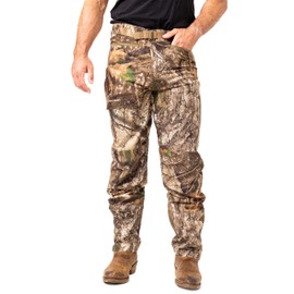 Realtree Men's APX Camo Hunting Pant, 5 Pockets, Reinforced Knees, Water-Resistant, Breathable Ripstop Fabric, Durable for Outdoorwear