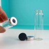 Empty Vials with Self Healing Injection Port with Off Aluminum