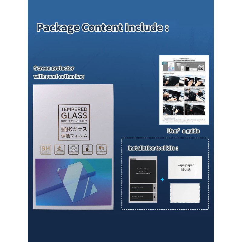 BIXUAN 9.2 Inch Navigation Screen Protector Compatible with Smart 1