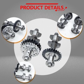 NBWIYQP Engine Balance Shaft Set Compatible with Toyota Corolla/Corolla/Matrix/RAV4/Solara 2AZ-FE 2AZ-FXE 2.4L Engine | Scion xB/tC | Lexus HS250h 13601-28021 13602-28020