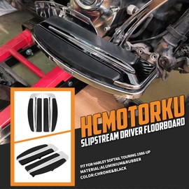 HCmotorku Motorcycle Rider Front Floorboard Driver Footboards Passenger Footboards Male Mount Footrests Fit For Harley Touring Road King Road Glide Electra Glide Street Glide Trike Softail Dyna