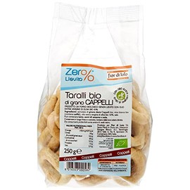 Fior di Loto Zer%glutine, Taralli di grano duro cappelli bio, 250g