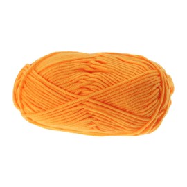 NUOBESTY 50g Milk Cotton Yarn Soft Chunky Knitting Wool for DIY Projects Warm Yarn for Scarves Hats and Sweaters Golden for Crochet and Knitting Accessories