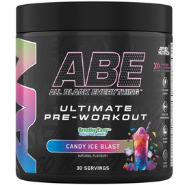 Applied Nutrition Applied Nutrition Bundle ABE Pre Workout 375g + Creatine 250g + 700ml Protein Shaker | All Black Everything Pre Workout Powder, Energy & Performance with Creatine, Beta Alanine (Candy Ice Blast)