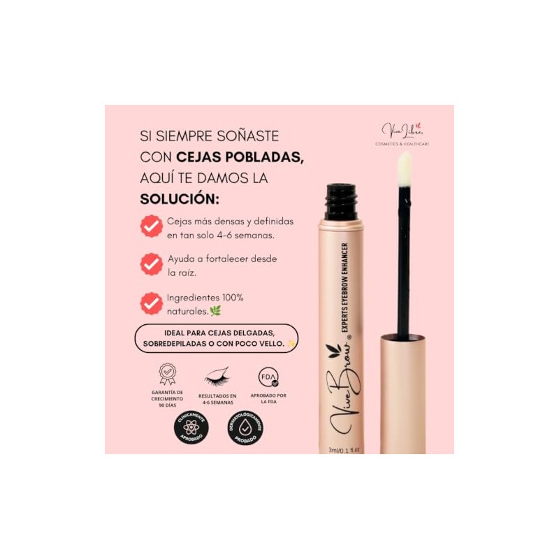 Vive Brow Sérum- Suero de Crecimiento para Cejas 3 ml