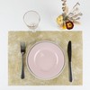 WELTRXE Metallic Gold Decorative Non-Woven Fabric Table Runner Elegant Table