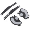 2PCS Exercise Bike Pedals with Straps PP PVC Stainless Steel