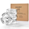 4 Pack Fermentation Glass Weights for Fermenting, Canning, Pickling with