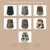 Royal Designs 5" Black & Brown Small Leopard Print Chandelier