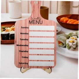 COHEALI Ganize Your Meals Magnetic Menu Board Kitchen Fridge Board Acrylic Chalkboard Calendar